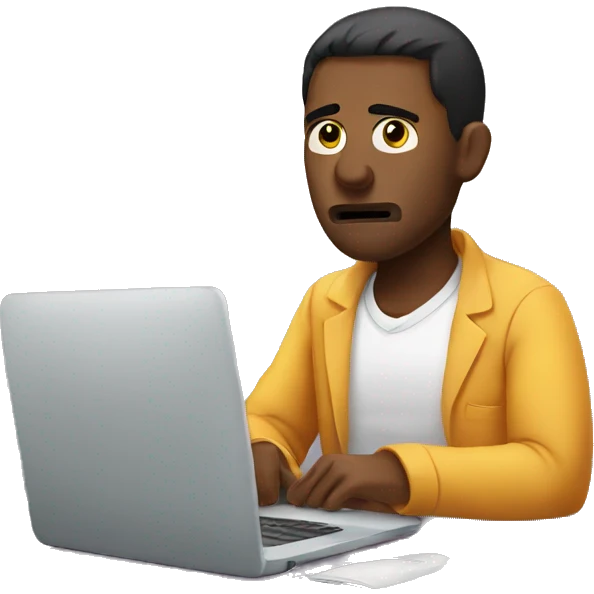 working from home sick emoji