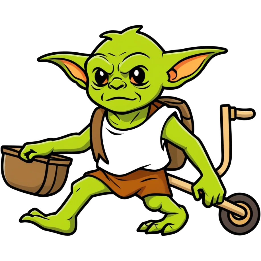 Goblin lugging  emoji