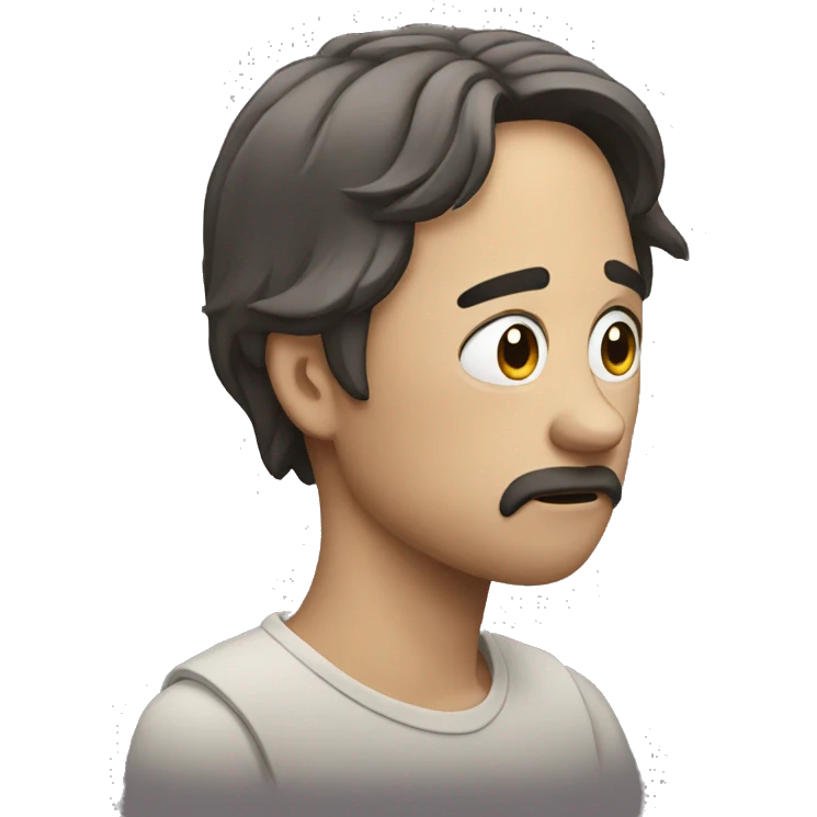 Triste emoji