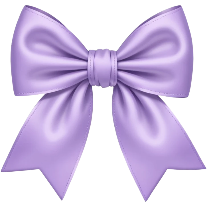 pastel lilac bow emoji