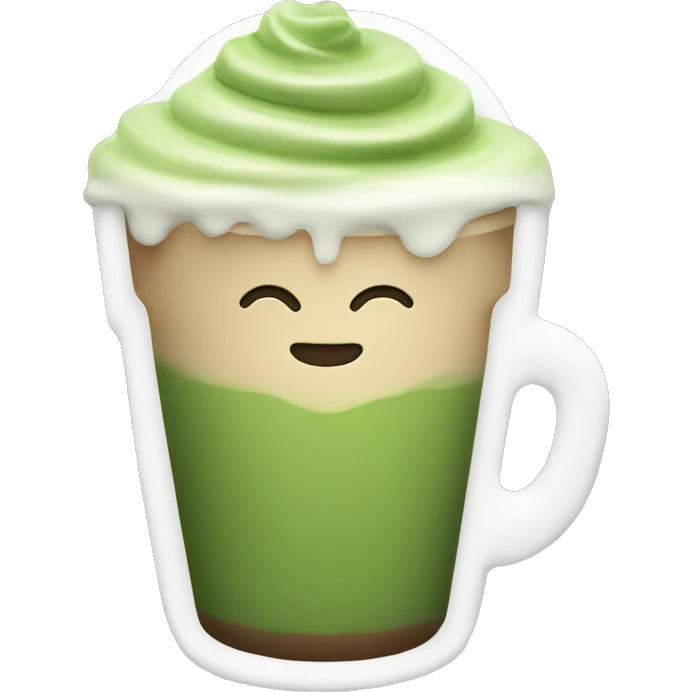 Matcha latte  emoji