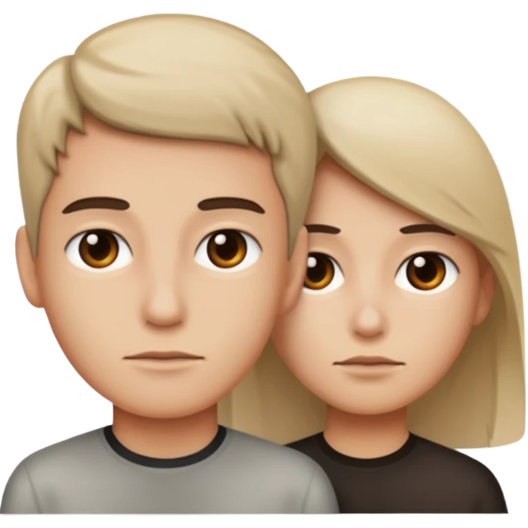 🤭 fading behind a 😐 emoji