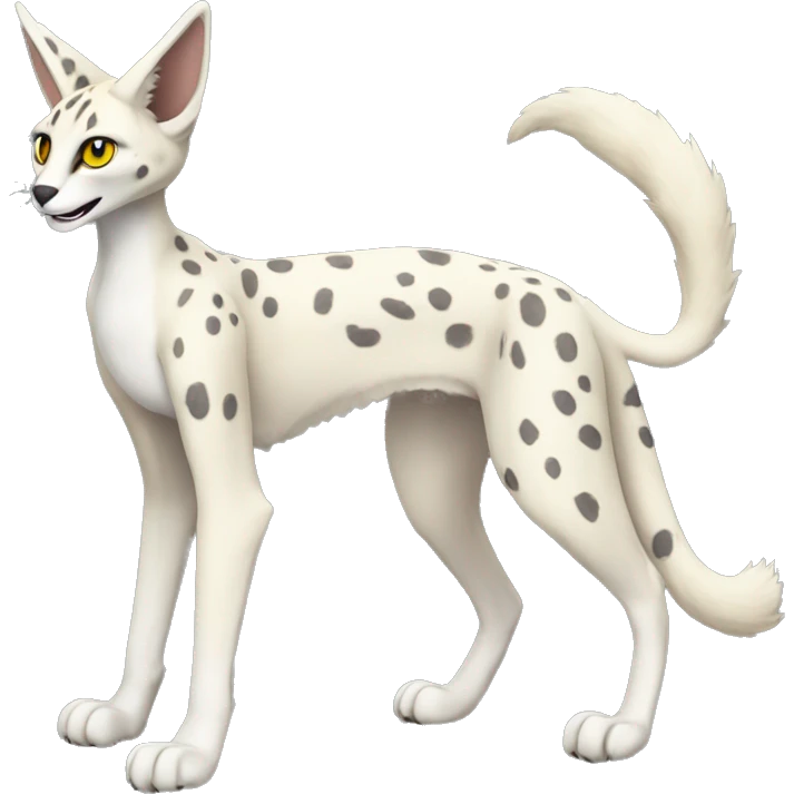 Sergal-Serval-Vernid full body emoji