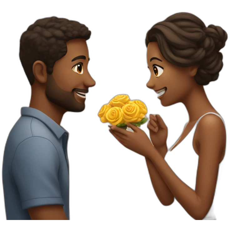 Propose with girlfriend emoji