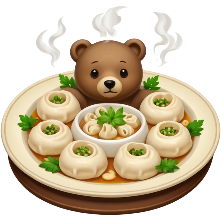 пельмени из медведя emoji