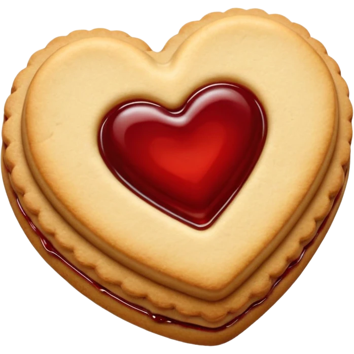 heart jam cookie emoji