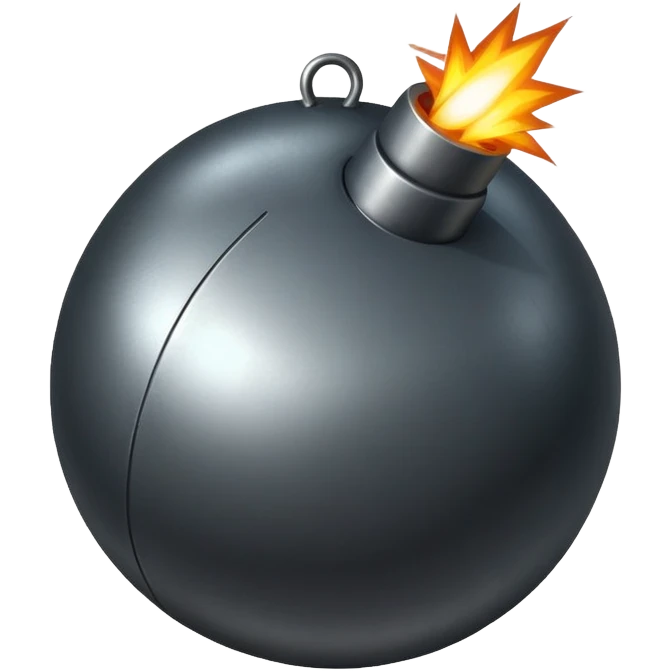 Bomb emoji