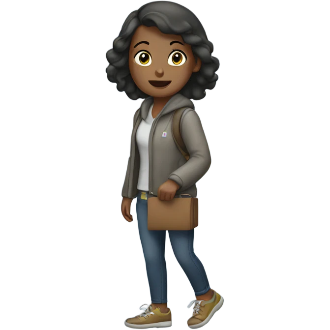 Girl portaging emoji