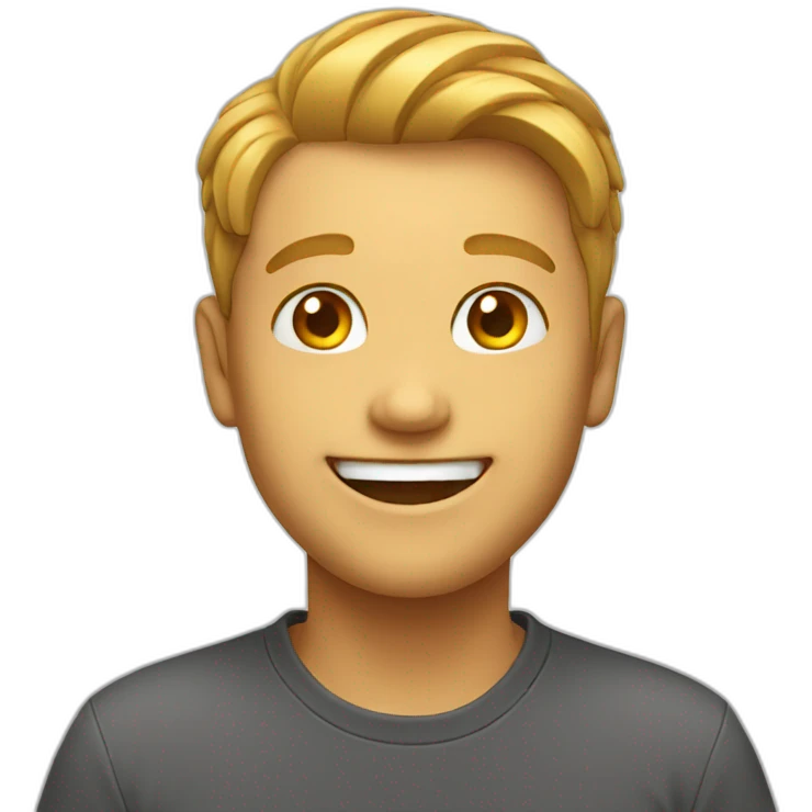 Happy face emoji