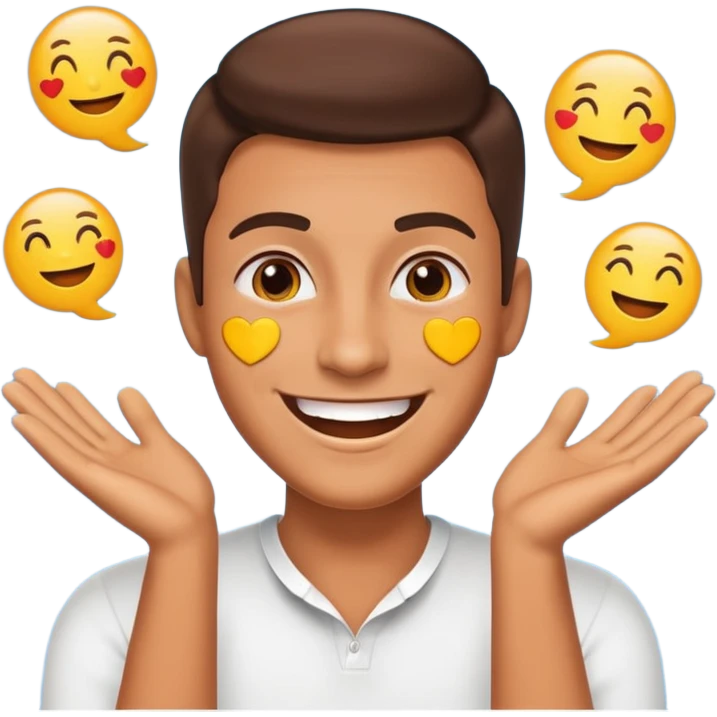 Charming, magnetic, center of attention without even trying. superstar in the spotlight
more dinamic emoji  emoji