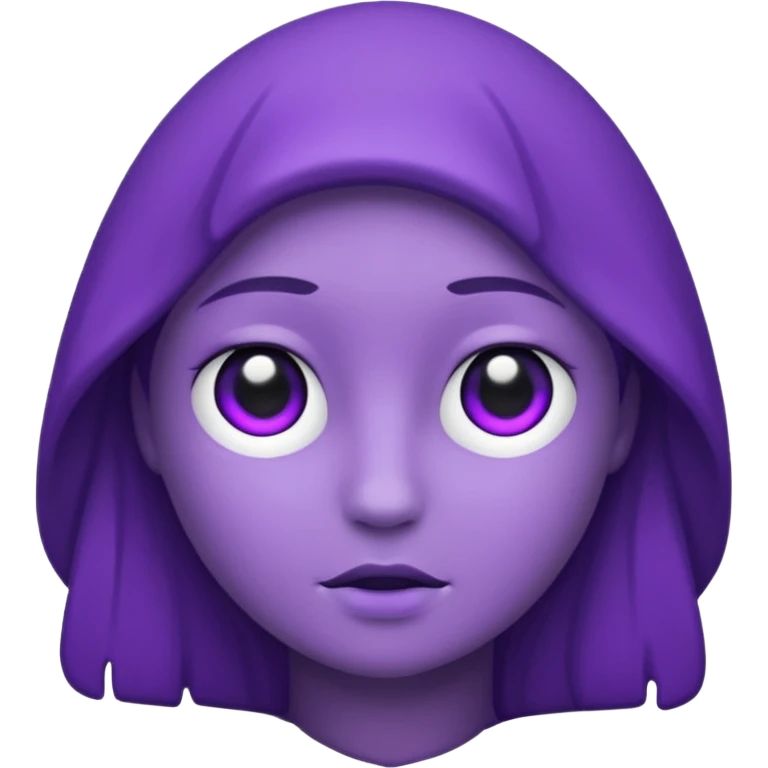 cold purple emoji