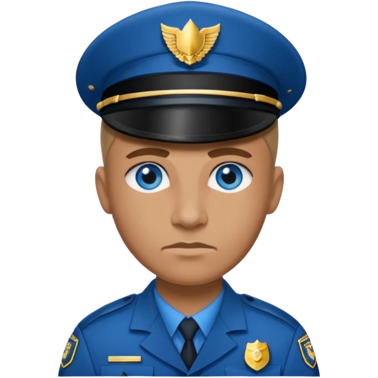 Blue eyed correctional sergeant baker emoji