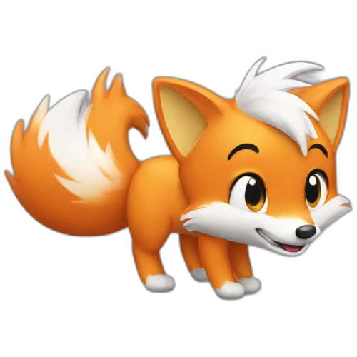 Tails the fox emoji