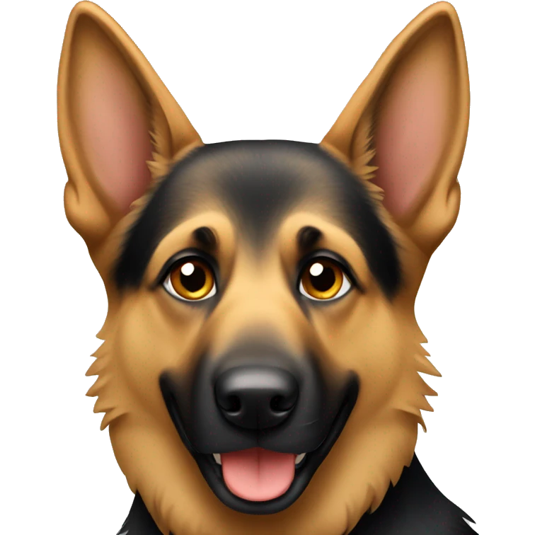 German Shepard dog emoji