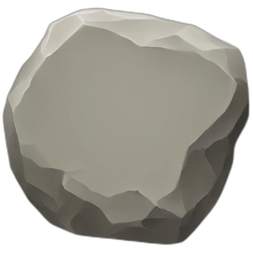 A rough stone plate emoji