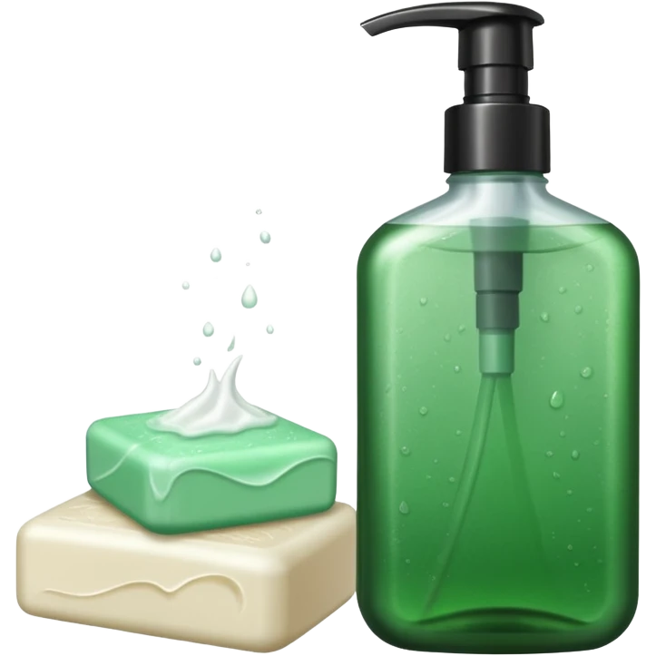 Soap and shampoo emoji