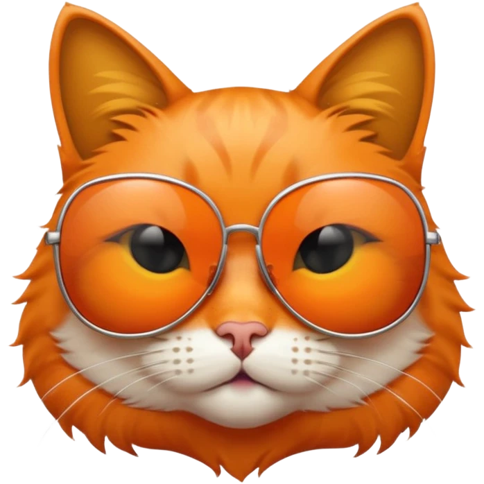 Cat wearing sunglasses emoji
