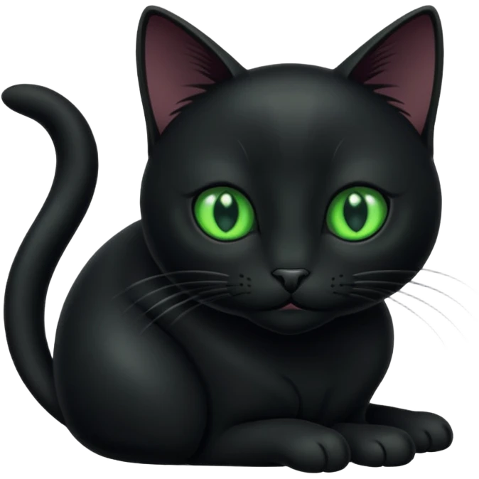 Black cat emoji