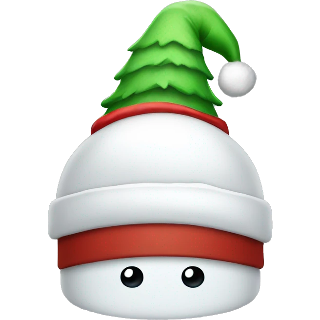 igloo xmas santa hat emoji