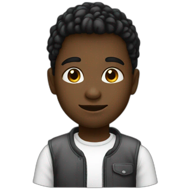 Boy-black-maigre emoji