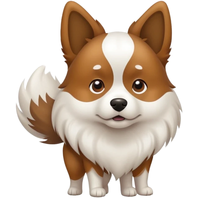 Dog stuck in the wind emoji