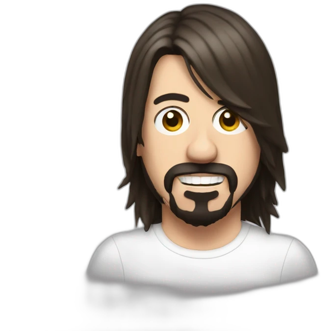 Dave Grohl no hair emoji