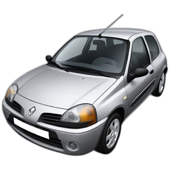 Renault clio 2 phase 2 grey  emoji