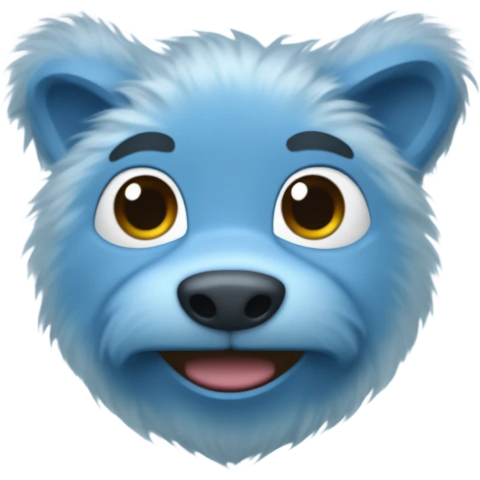 A Carolina blue tar heel emoji