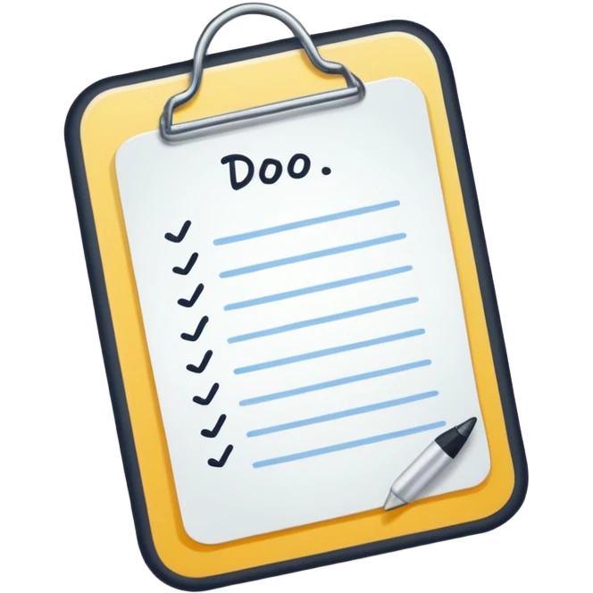 to-do sticker emoji