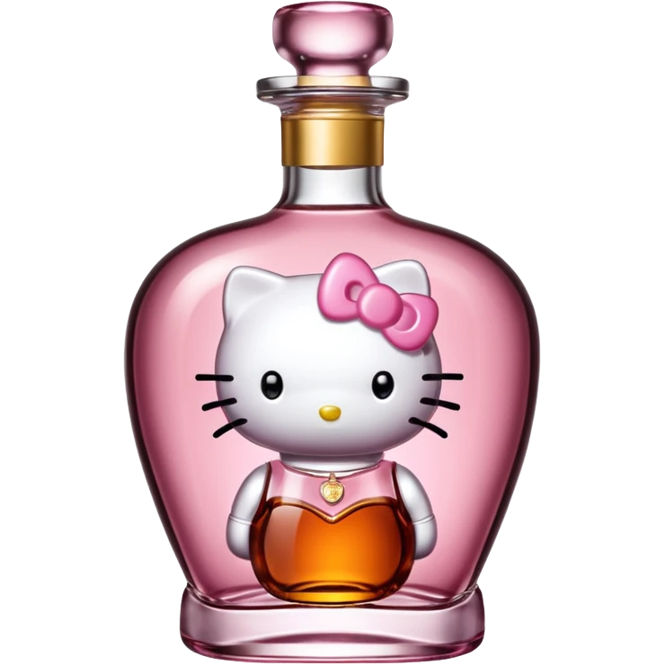 hello kitty hennessy bottle emoji