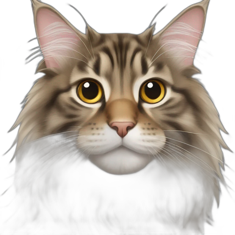 Maine coon cat emoji