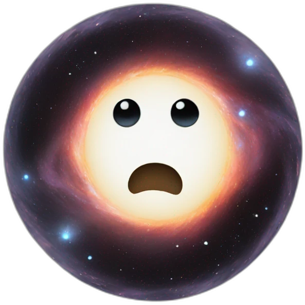 cosmic black hole emoji