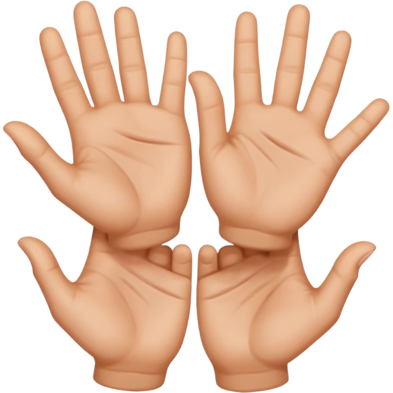 Die Erschaffung adams nur die Hände emoji