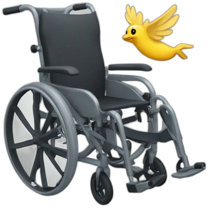 flying wheelchair emoji