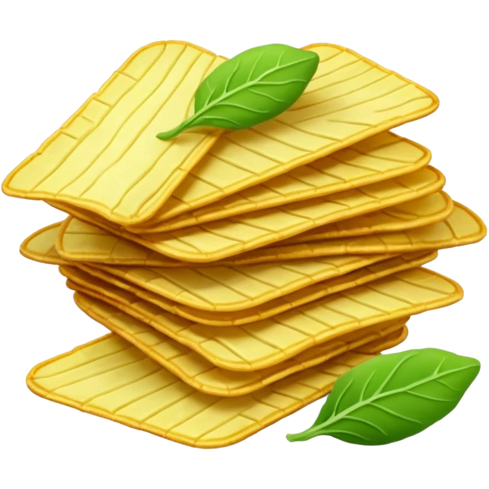 green potato chips emoji