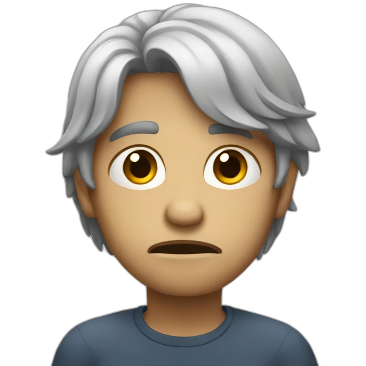 very sad emoji