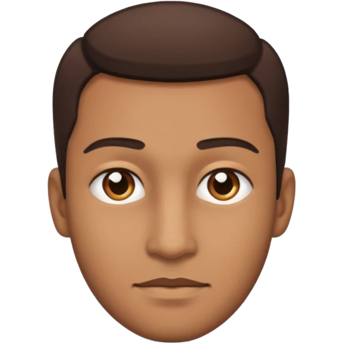 Criminal daddy with light brown skin and dark eyes emoji