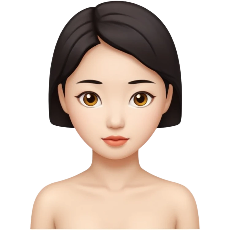 Голая китаянка  emoji