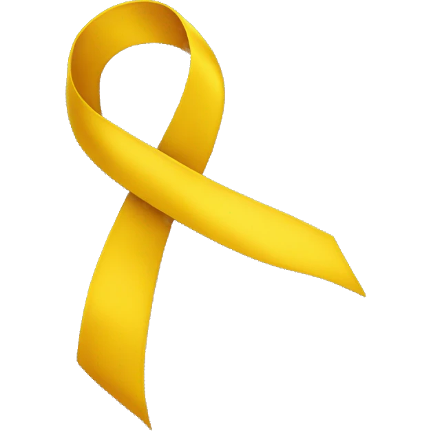 Yellow ribbon  emoji