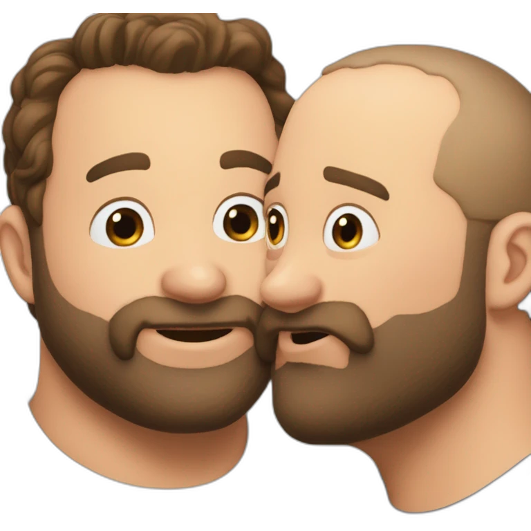 tom segura kissing bert kreischer emoji