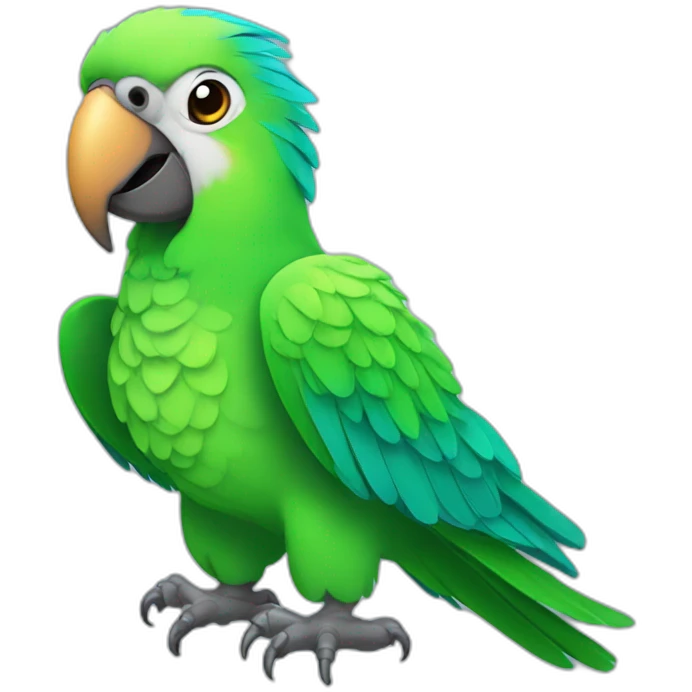 deaf parrot emoji
