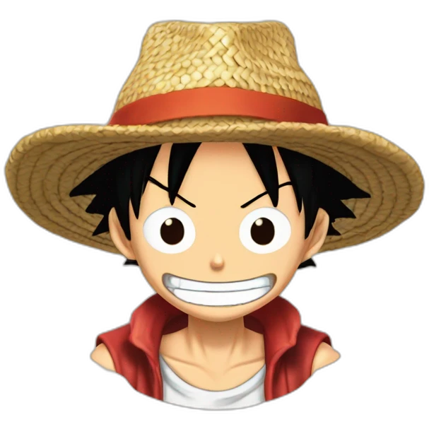 Monkey D Luffy’s straw hat  emoji