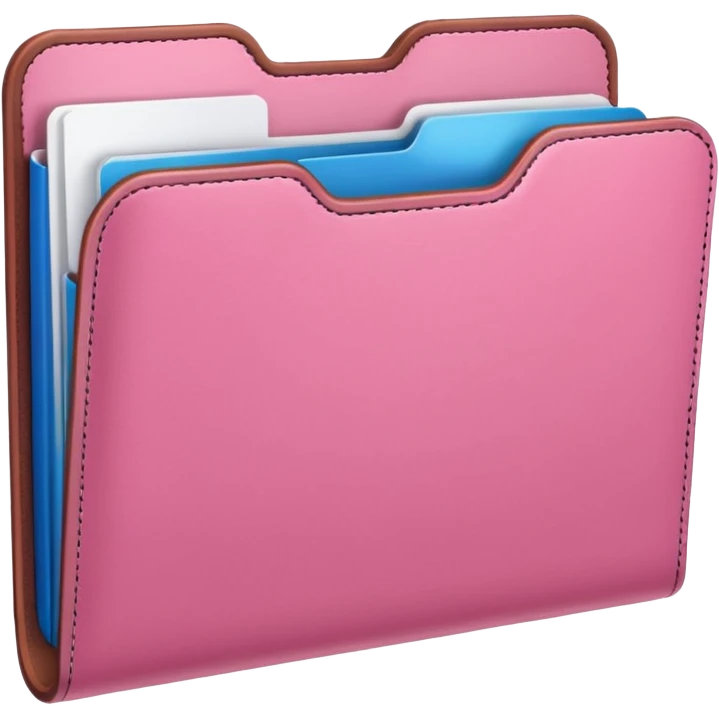 simple mix pink folder emoji