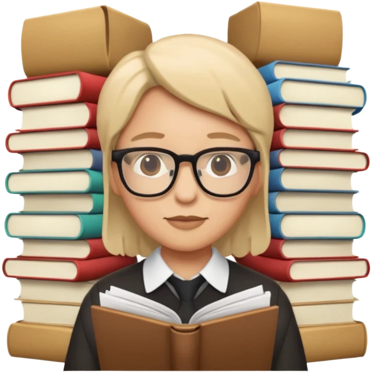persona ocupada con muchos papeles, estilo emoji de Apple emoji
