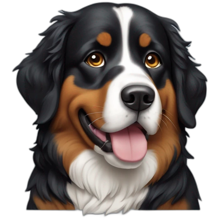 A dit bernese dog emoji