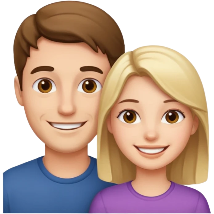 Man and girl emoji