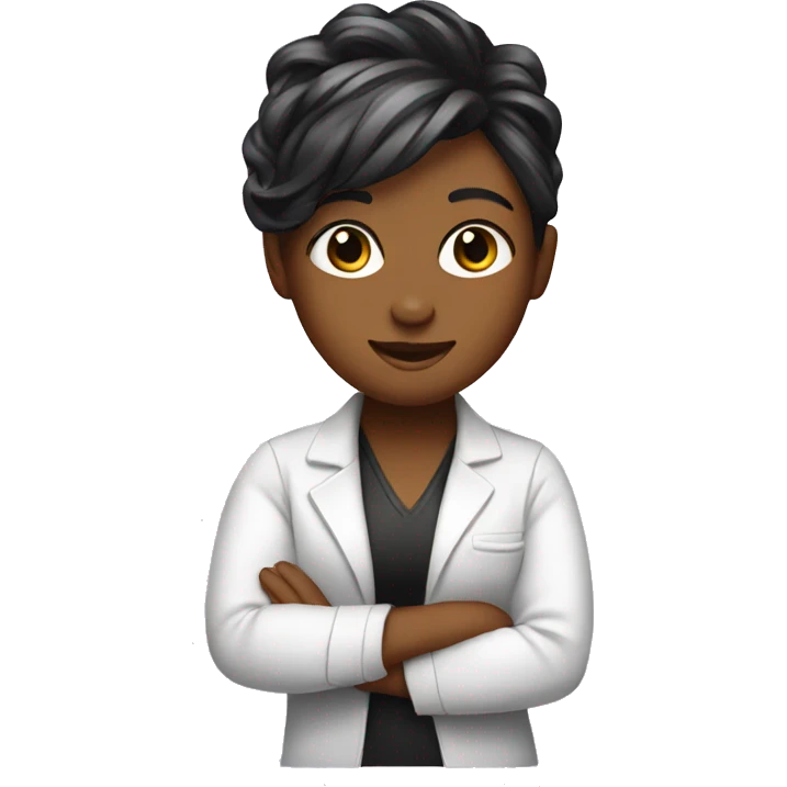 Cute hairstylist  emoji