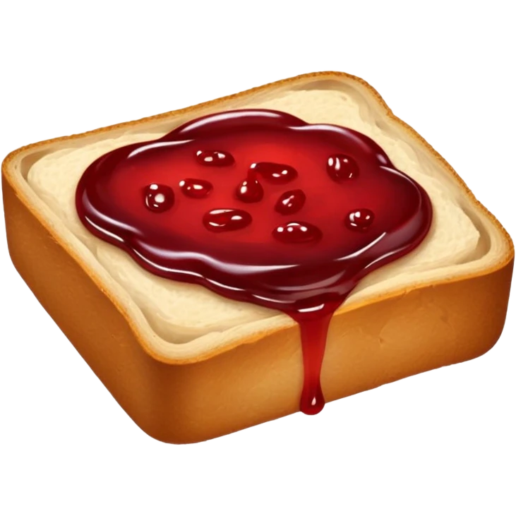 빵에 잼 바르기 emoji