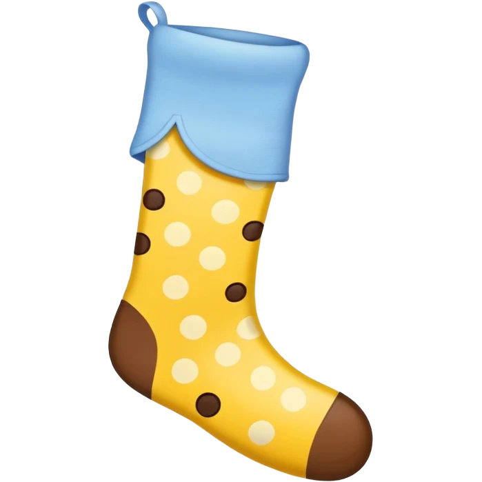 Banana in a sock emoji