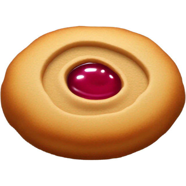 Thumbprint cookie emoji